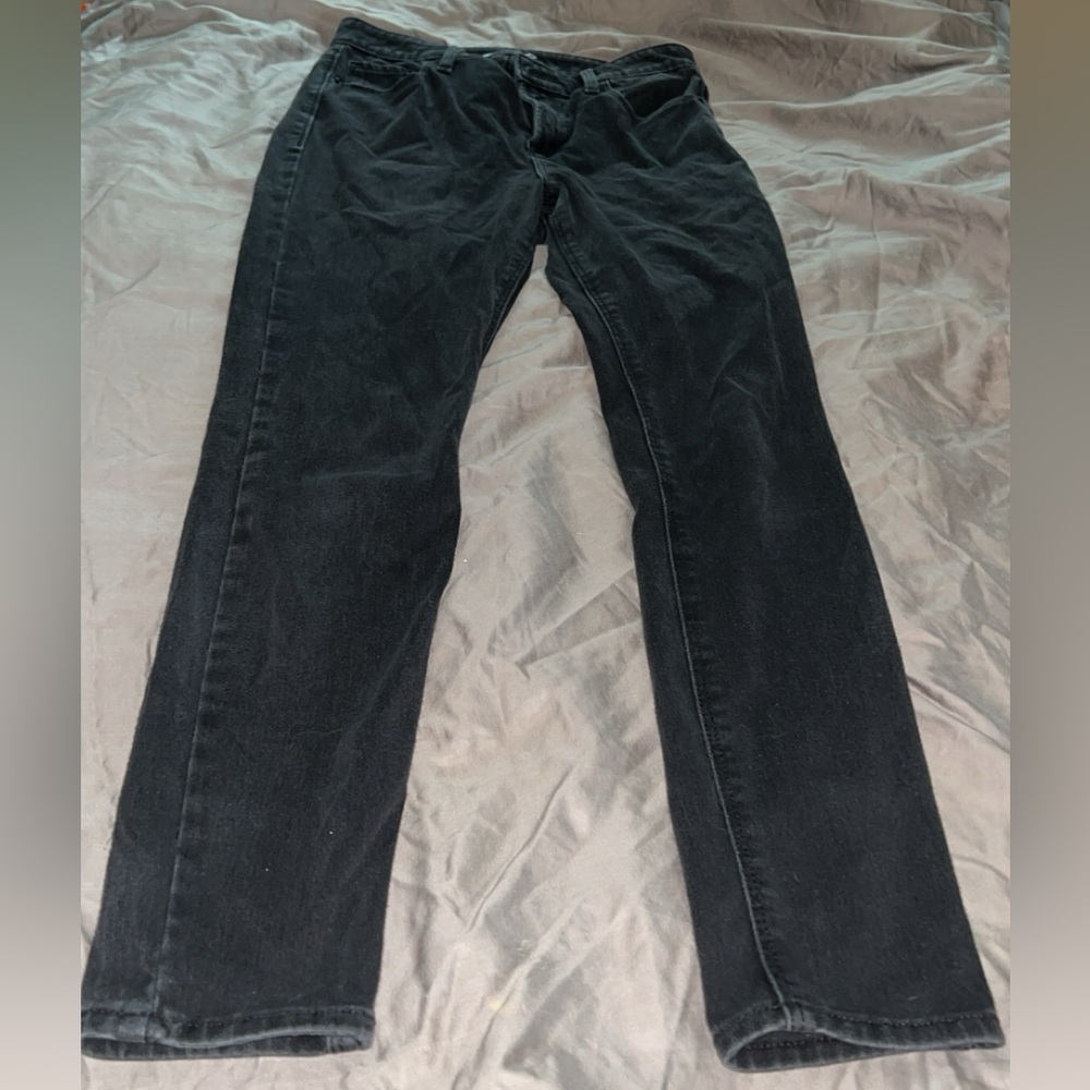 OLD NAVY Women’s Vintage Super Skinny High Rise Black Rockstar Jeans SIZE 24 / 7